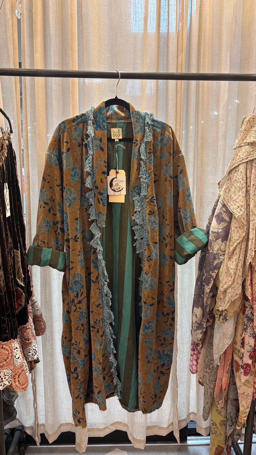 Garden Rendezvous Coat – Teal