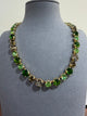 Pre Order Wafa Green Multi-Crystal Necklace