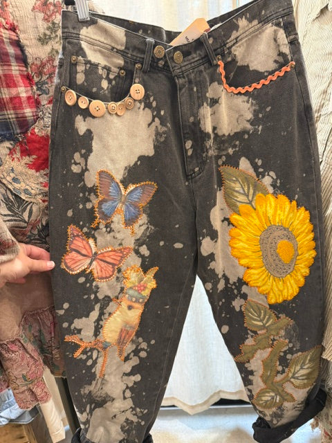 Pre Order Jaded Gypsy Garden Meadow Jeans