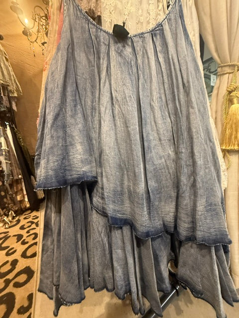 Pre Order Jaded Gypsy Prairie Sky Dress - Chambray