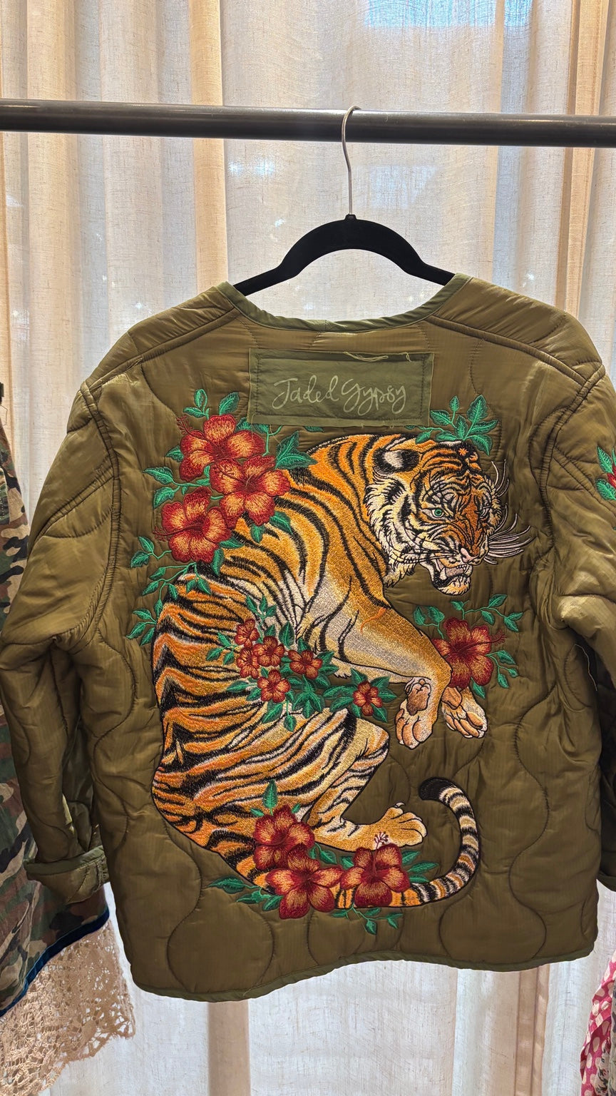 Jaded Gypsy Hidden Trail Jacket Tiger Love back view