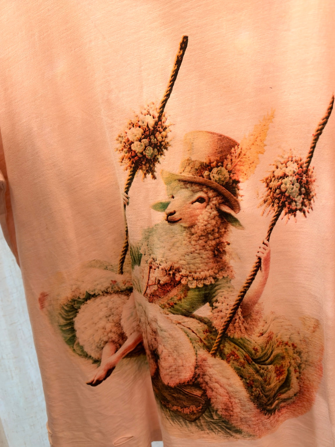 Jaded Gypsy Soft Journey Tee Swing Lamb graphic