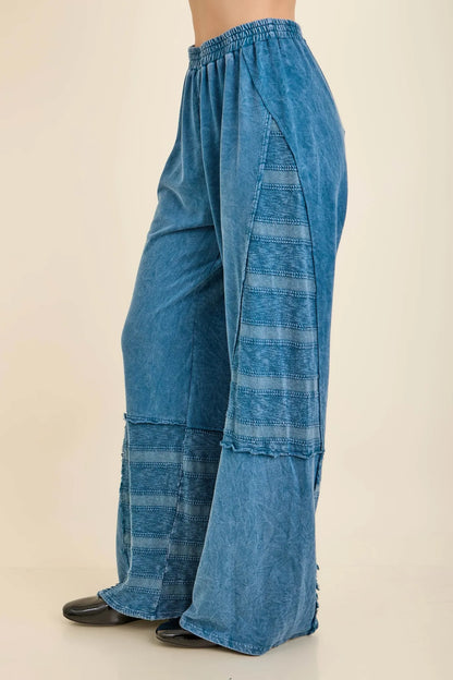 J.Her HP7626 pants in Slate Blue, side view