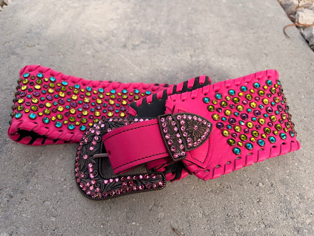 Kurtman Rhinestone Rodeo Rebel Belt