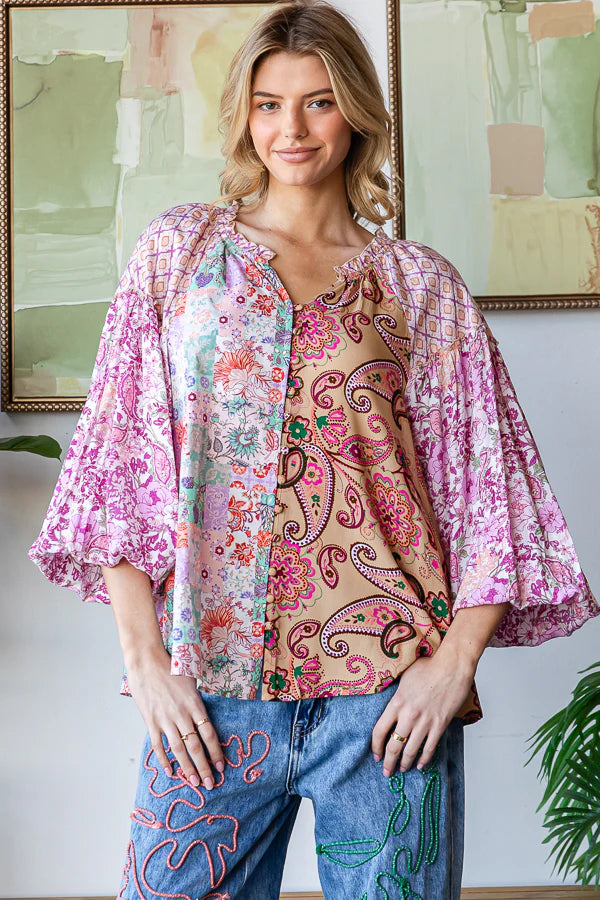 Oli & Hali Artful Layers Top