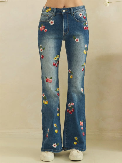 Oli & Hali Cherry Flare Jeans