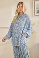 Oli and Hali Washed Paisley Printed Button Down Shirt - Front view