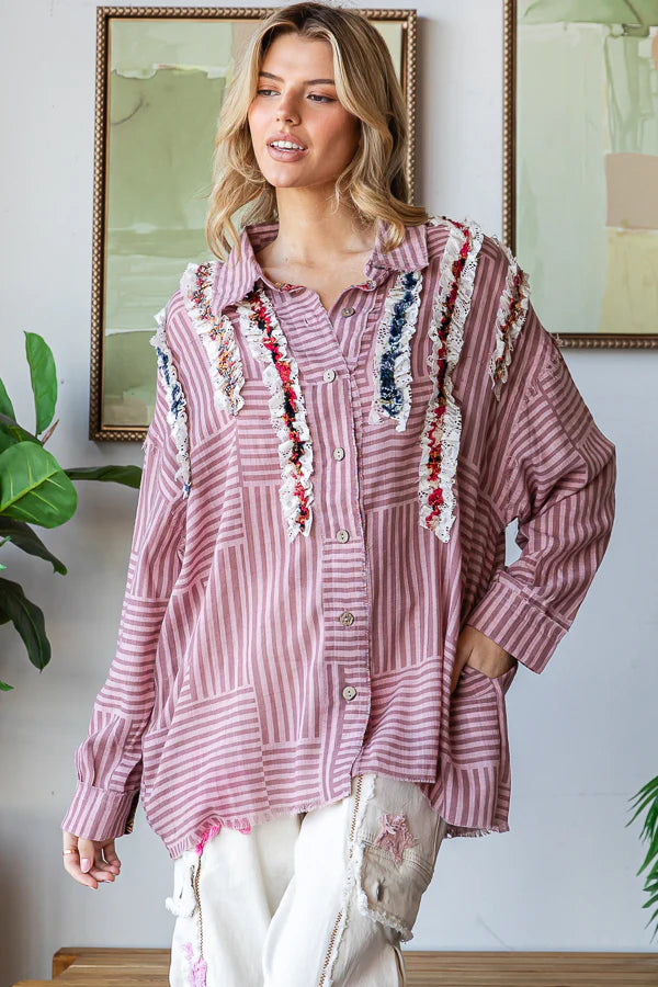 Oli & Hali Ruffle Grace Shirt