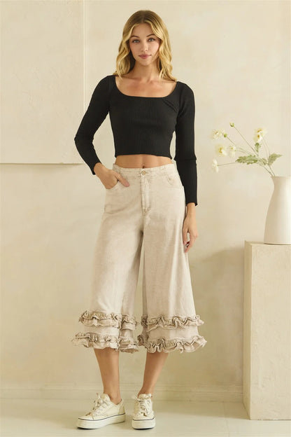 Oli and Hali RUFFLE HEM COLOTTES