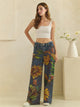 Oli and hali Watercolor sunflower stright Jeans
