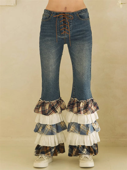 Oli & Hali Lace Up Denim