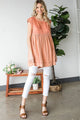 Oli & Hali Mineral Washed Embroidery Tunic Top