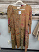 front of Paper Lace Floral Patchwork Dress C-815D