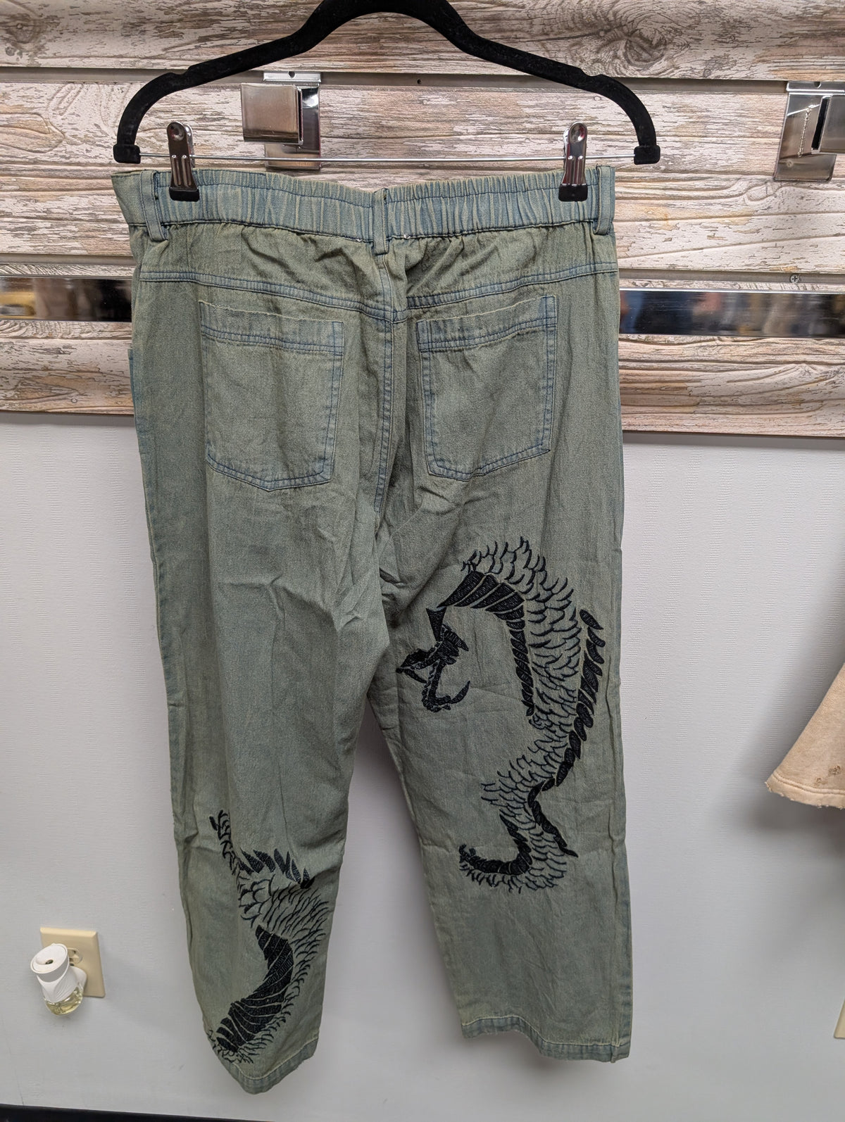 back of Paper Lace Dragon Pants PL-C839P