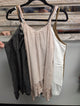 Paper Lace PLH-2000 camisoles with adjustable straps and embroidered sheer hems