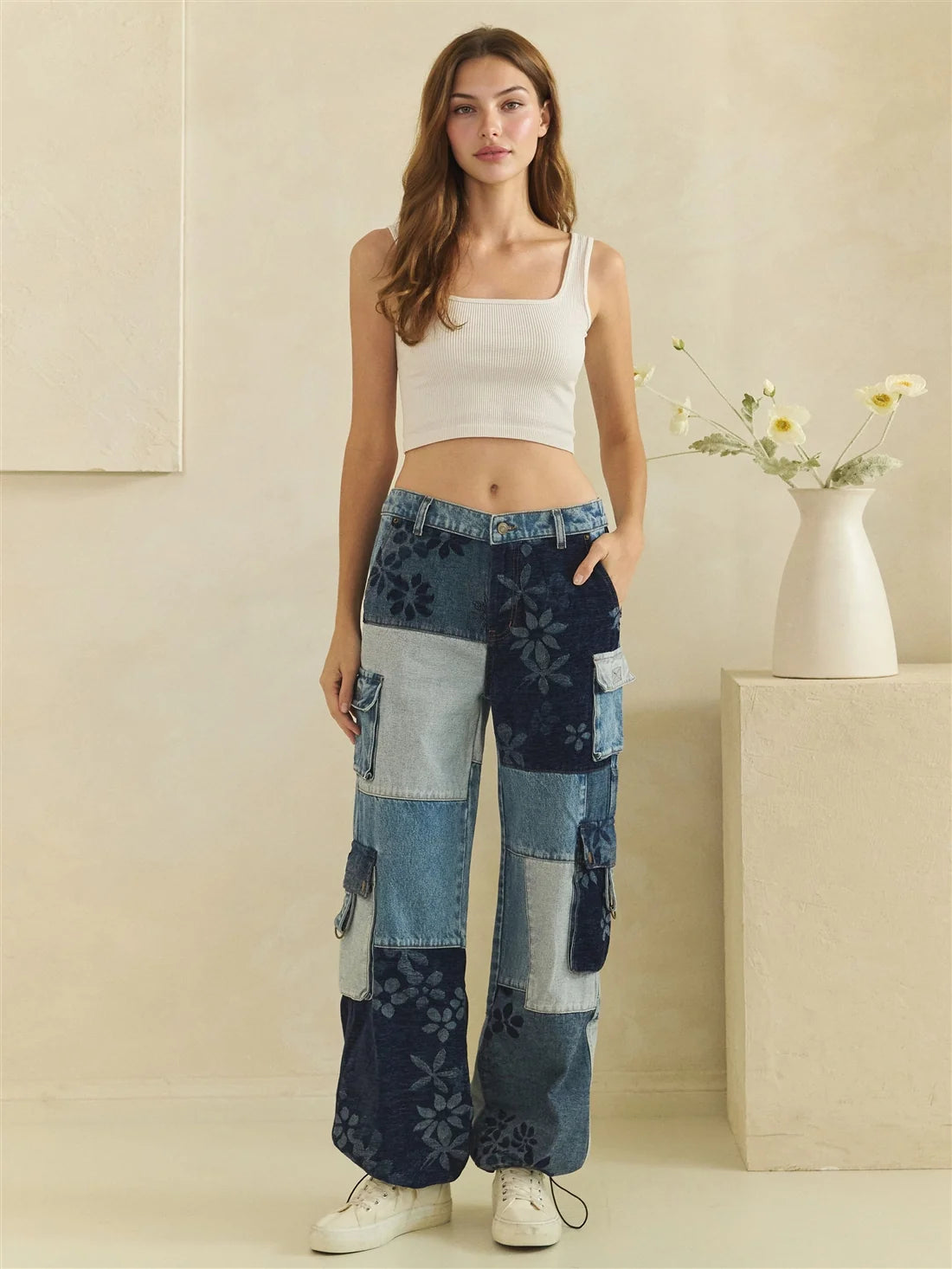 Oli & Hali Denim Mix Pants