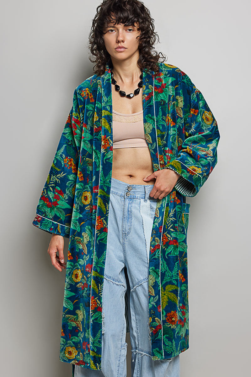 POL SMQP23 Teal duster — official product photo