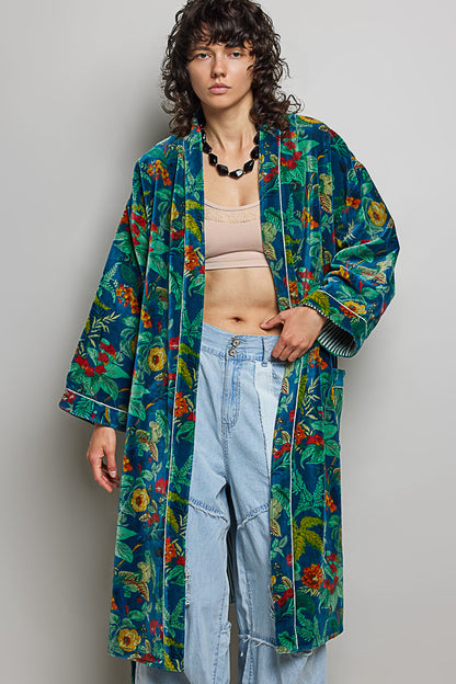 POL SMQP23 Teal duster — official product photo
