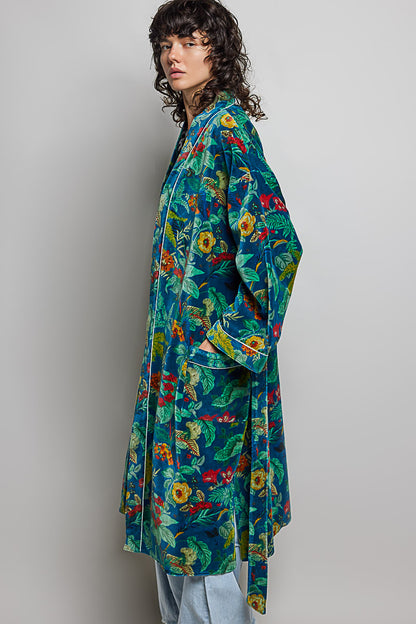 POL SMQP23 Teal duster — official product photo