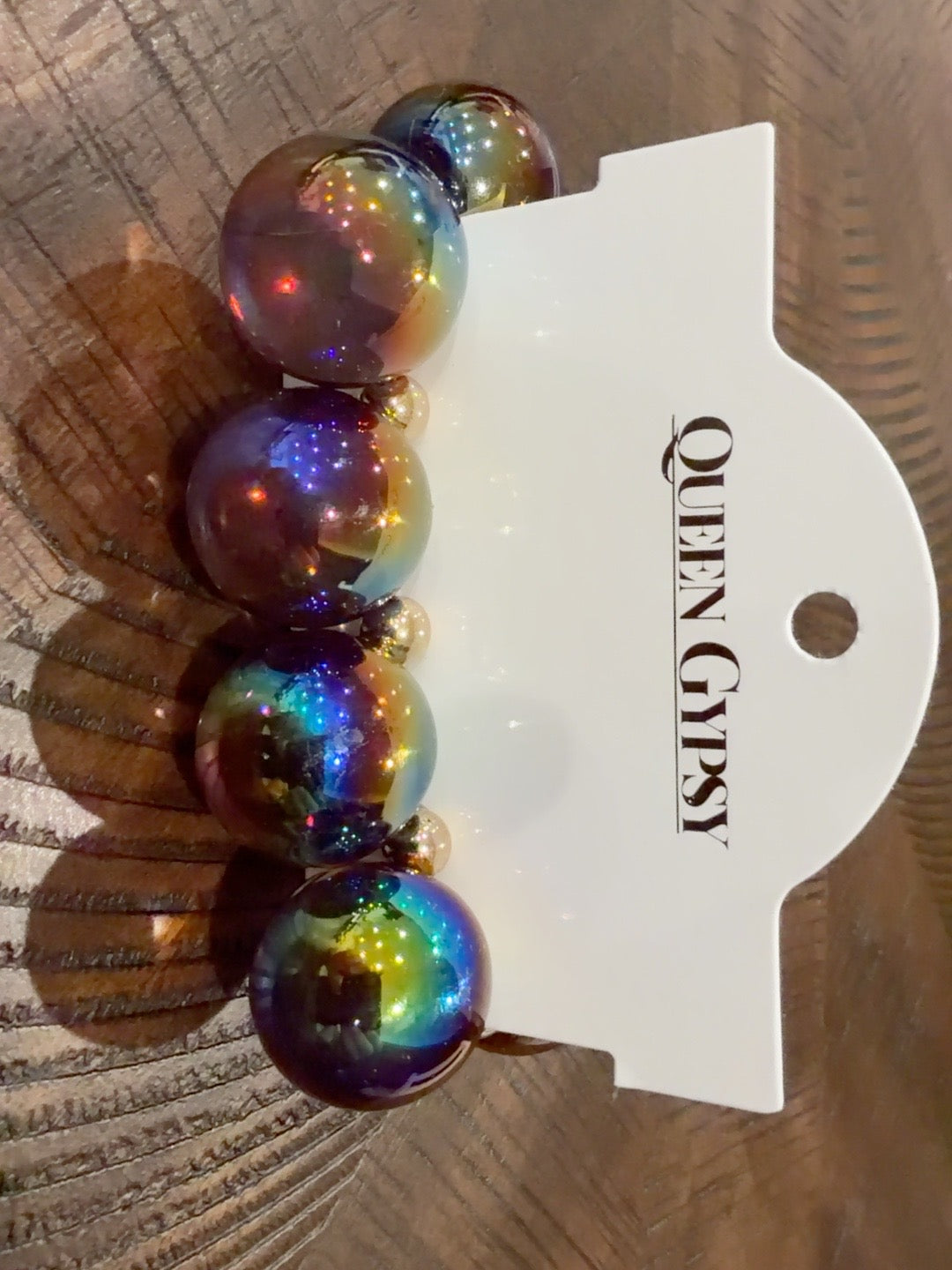 Queen Gypsy bubble bracelet - Dark Multi