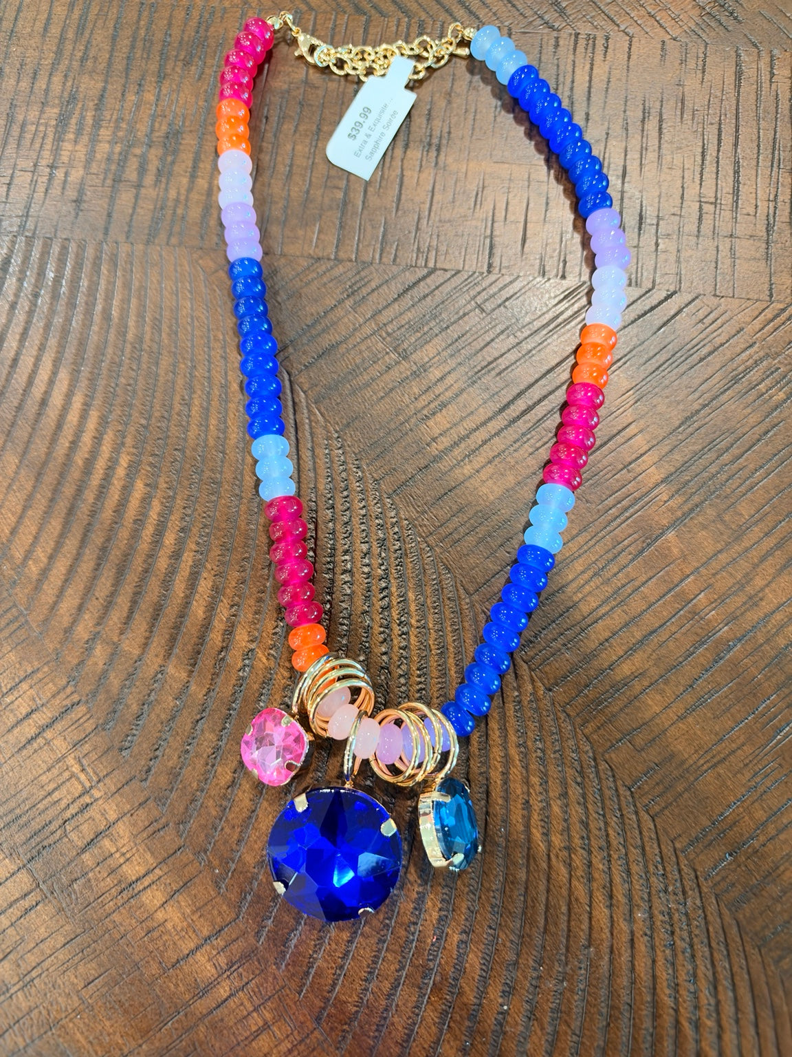 Queen Gypsy Extra & Exquisite necklace - Sapphire Blue