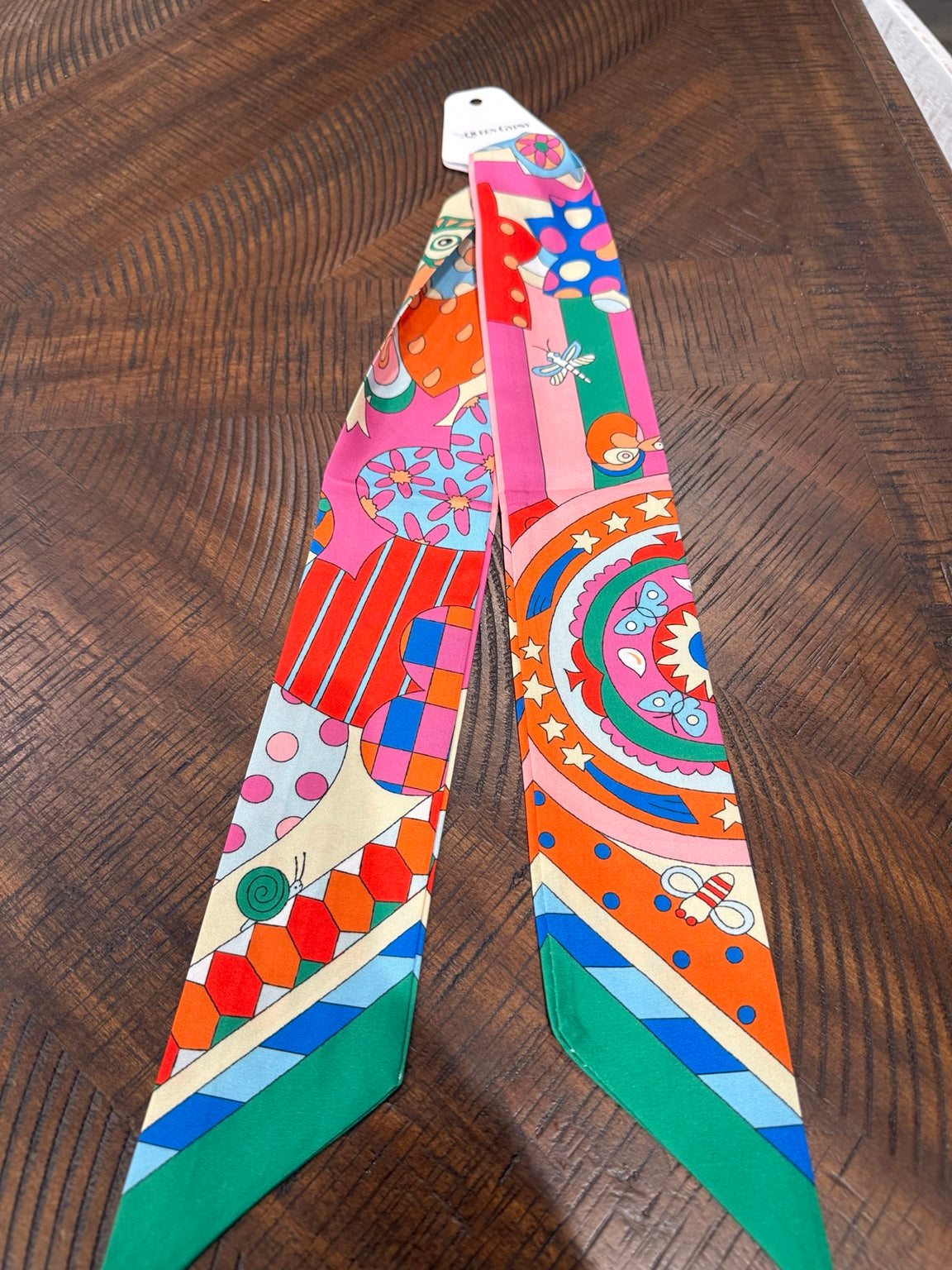 Queen Gypsy twilly scarf - Colorful Patchwork