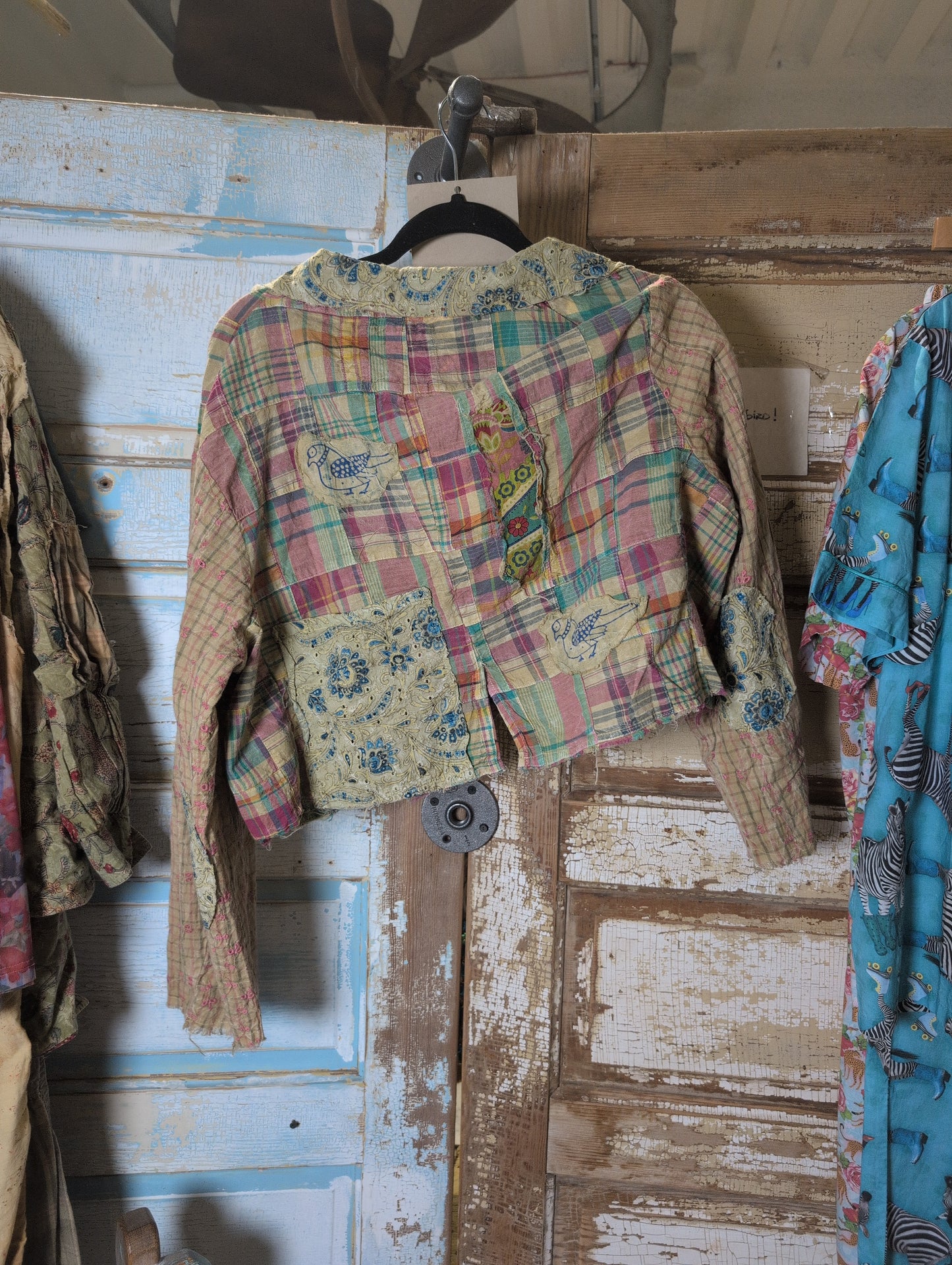 A Rare Bird Pink Plaid Paradise Jacket