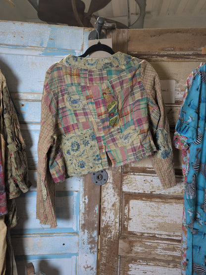 A Rare Bird Pink Plaid Paradise Jacket