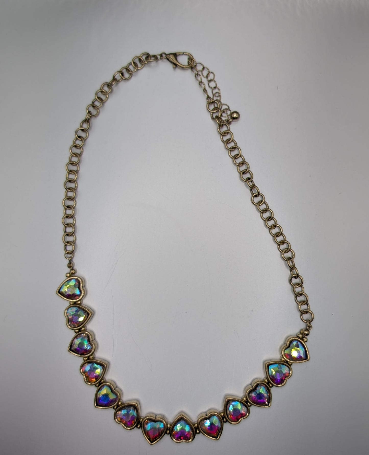 alice from dallas crystal heart neckless