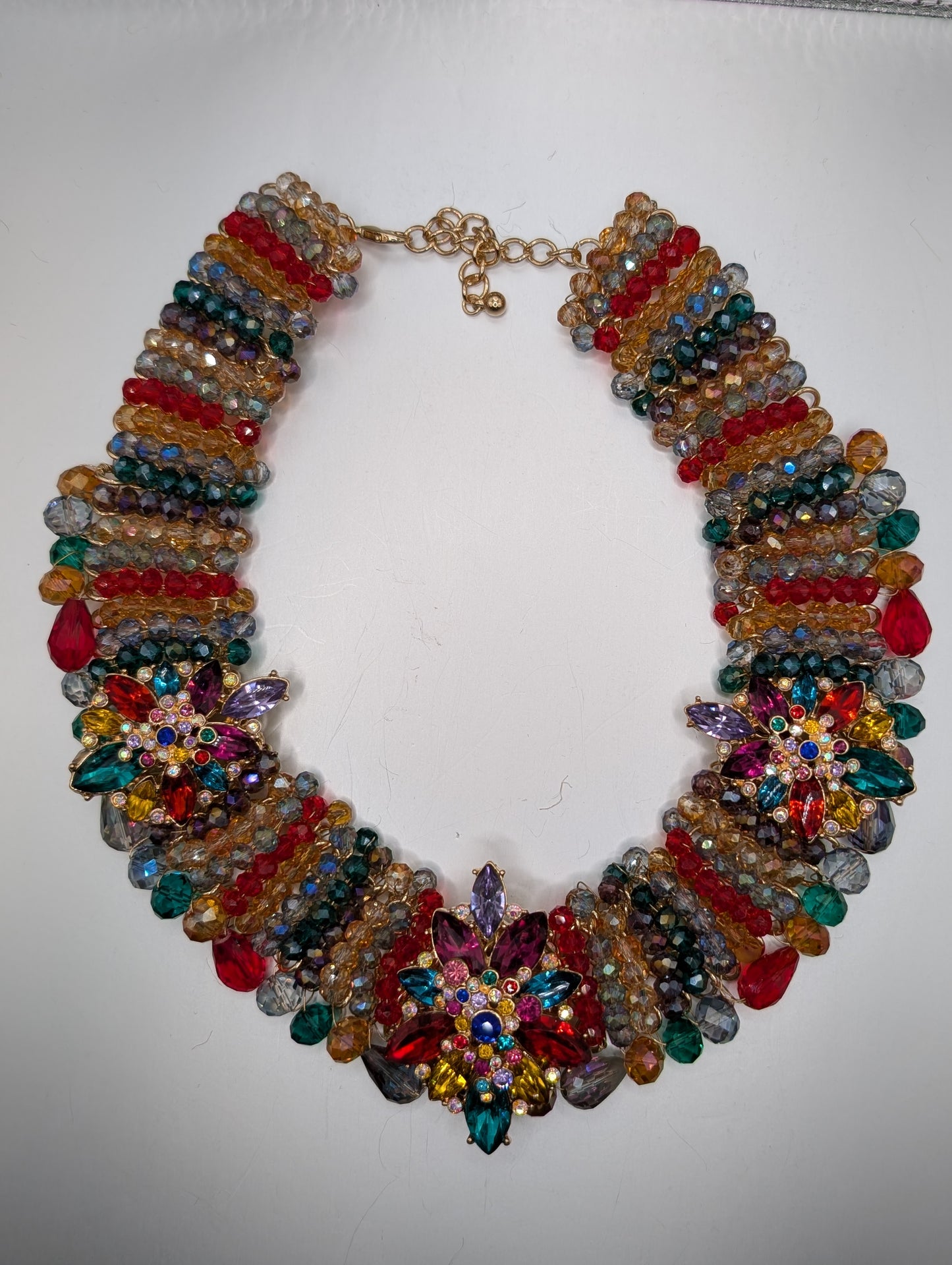 Alice Multicolor Flower Necklace