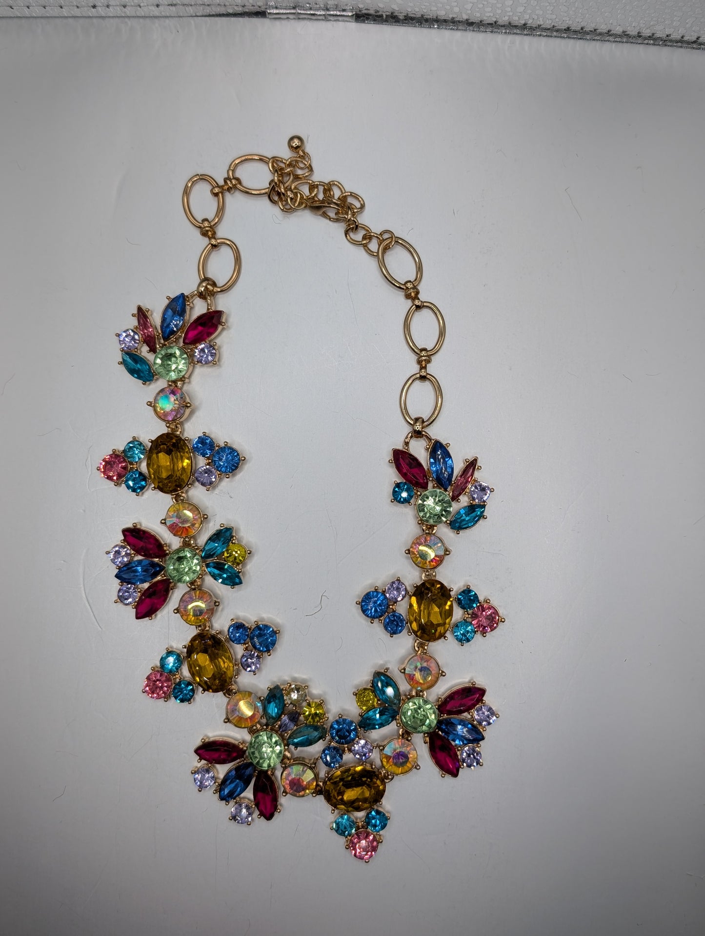 Alice Crystal Flower Necklace