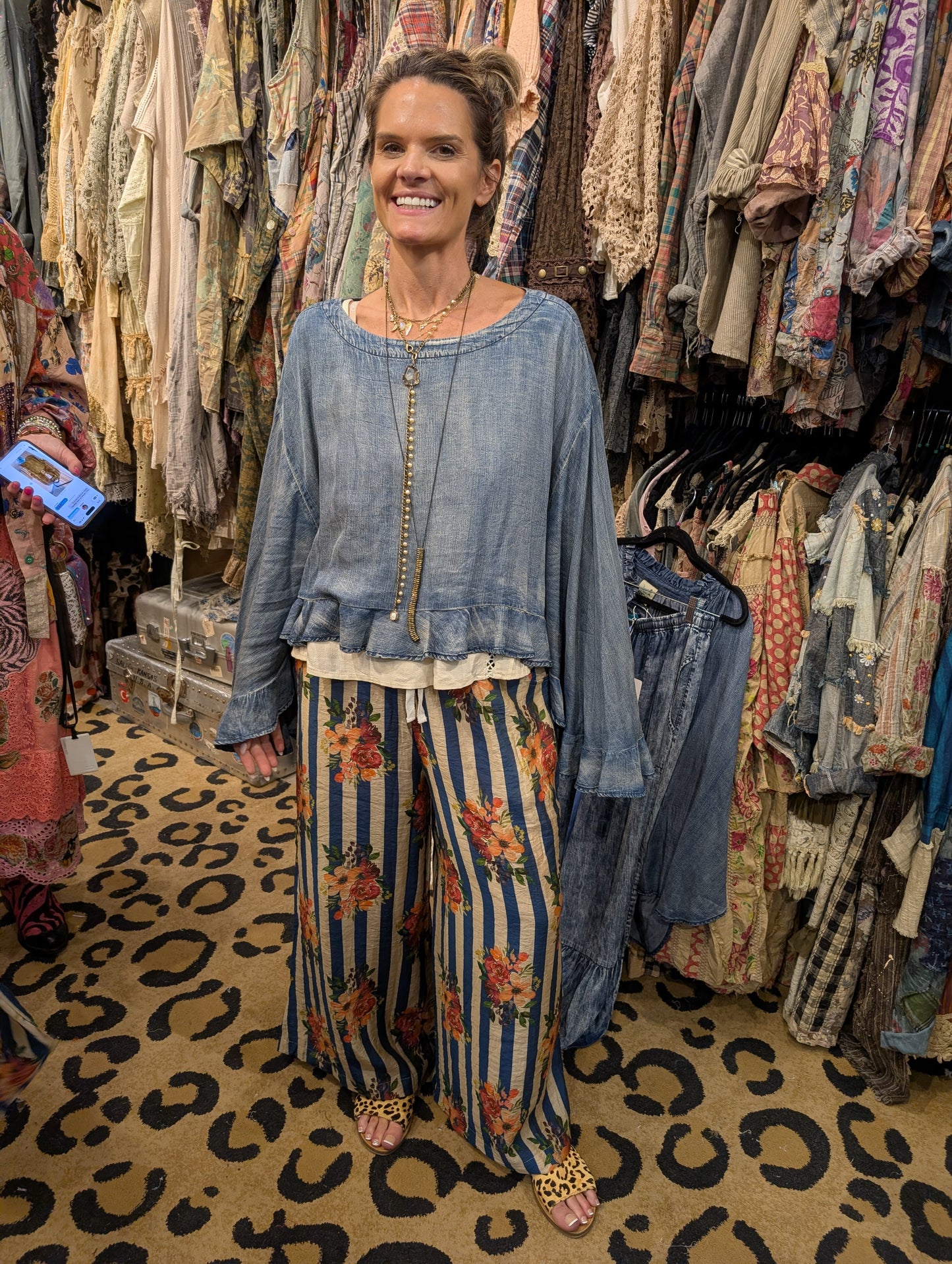 Pre Order Jaded Gypsy Blooming Grace Top -