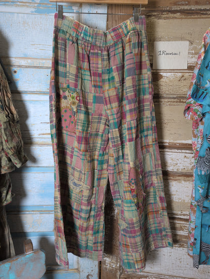 A Rare Bird Pink Plaid Paradise Pants