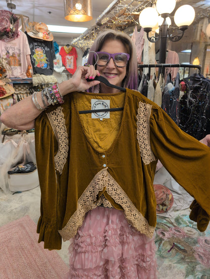 Pre Order A Rare Bird Lucky Penny Velvet Jacket