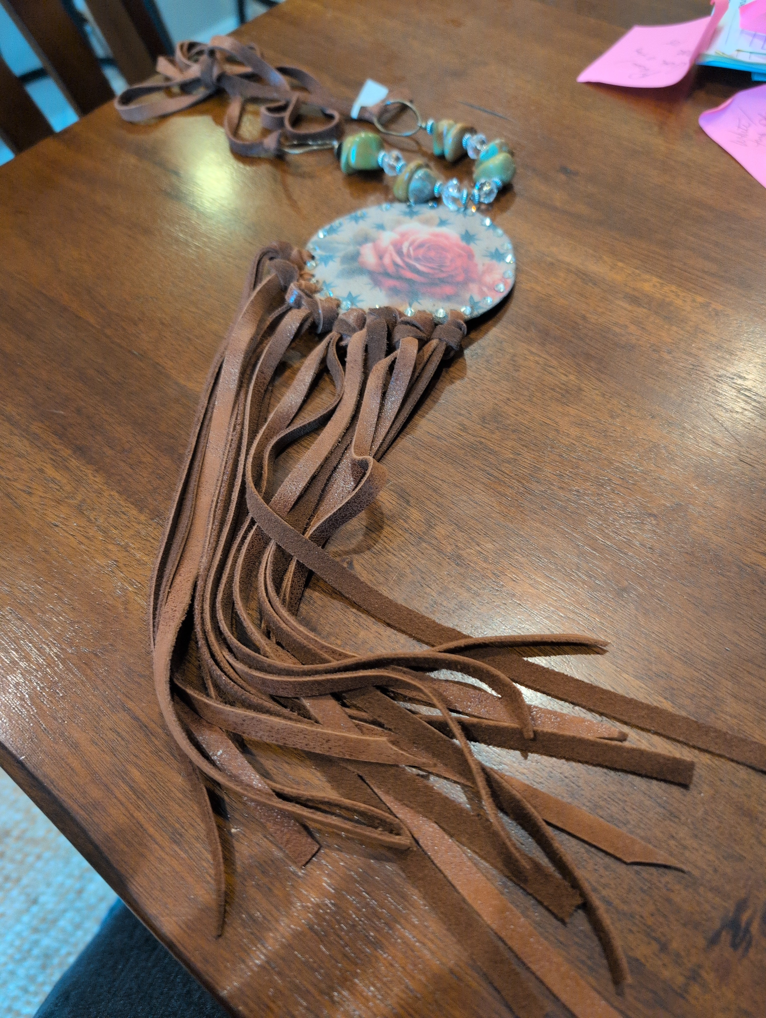 A Rare Bird Rose Neckless