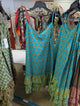 I Love Linen Teal Frill Dress