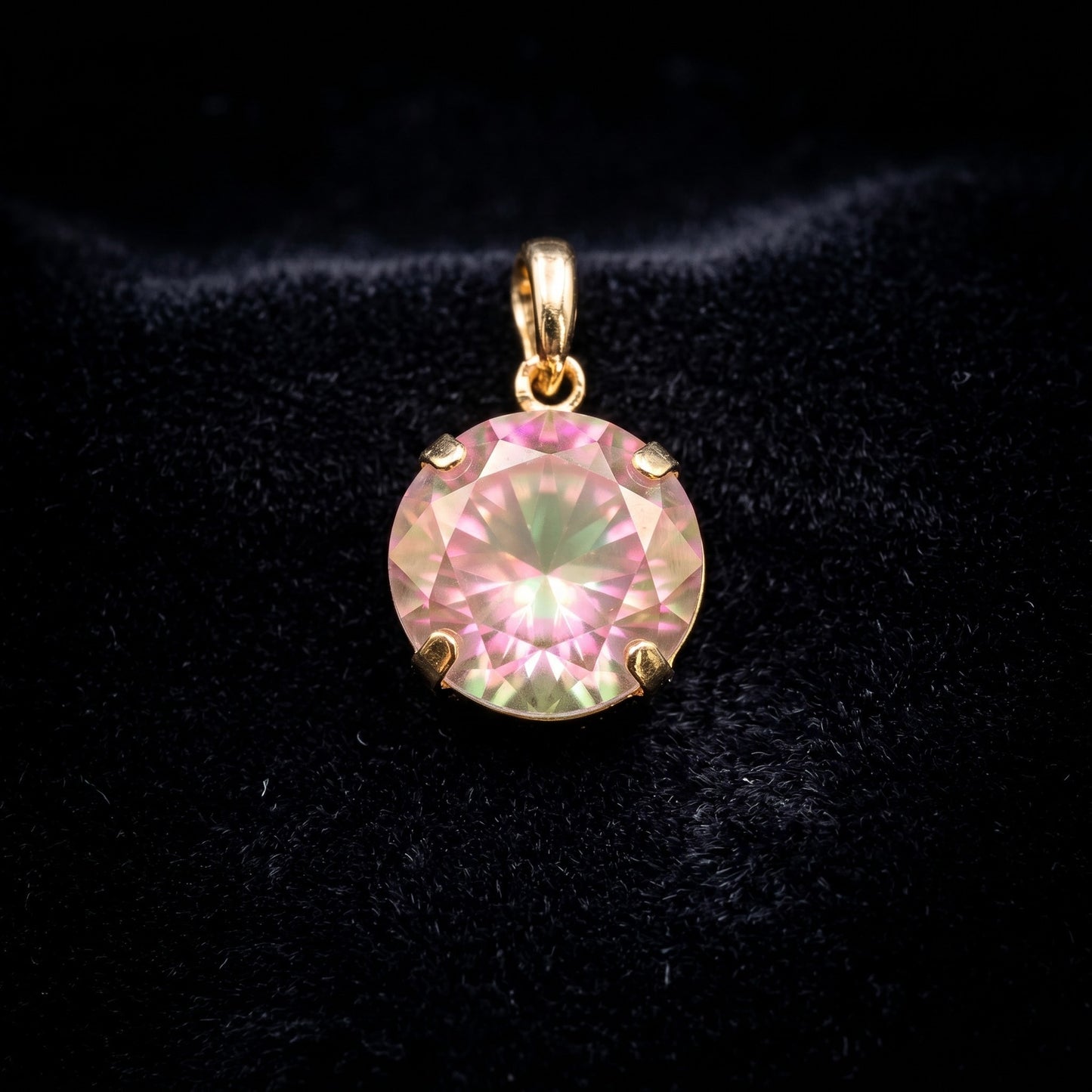 Australian Gold Crystal Charm