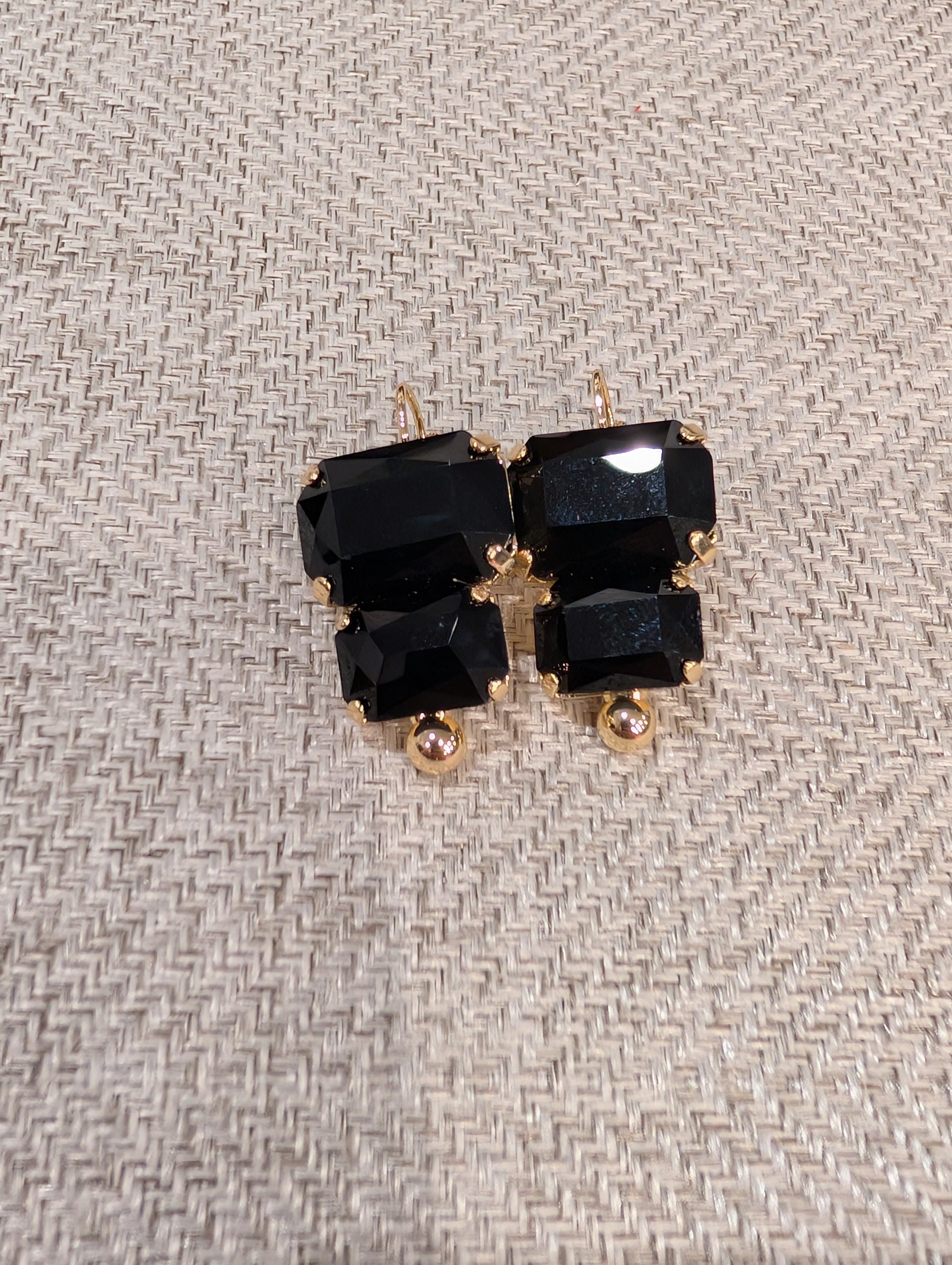 WaFa Double Stone Earrings