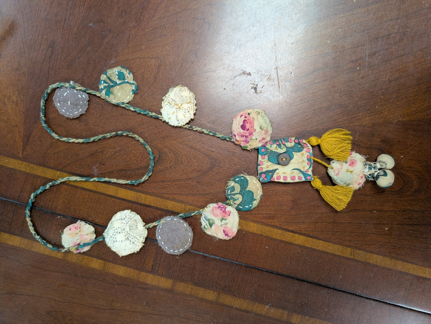 Pre-Order Paper Lace Fabric Necklace