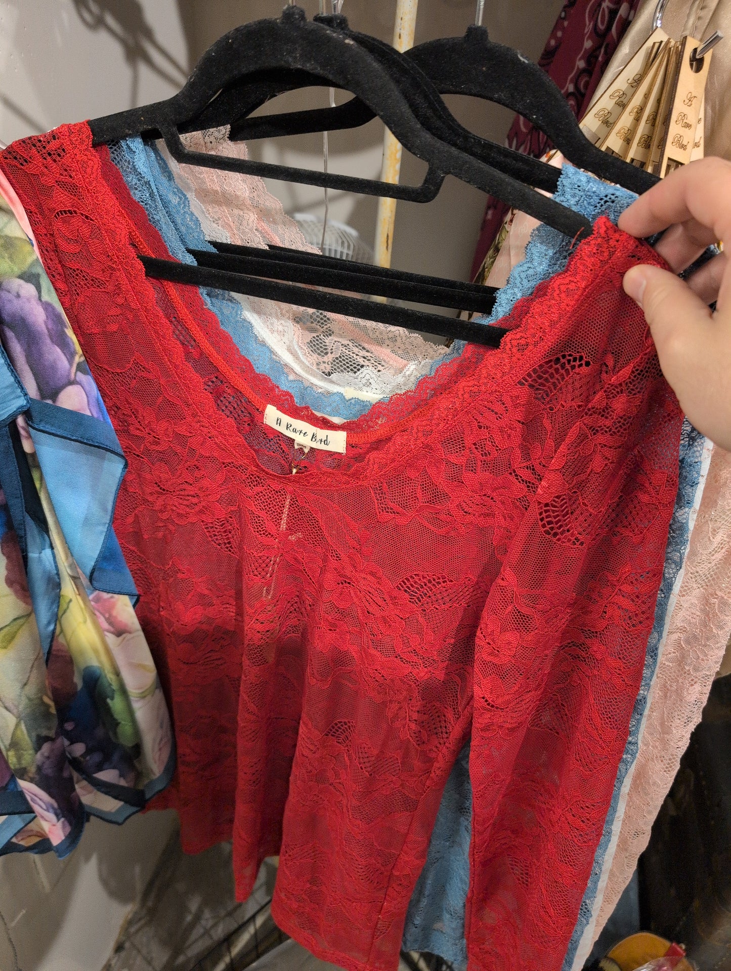 A Rare Bird Lace Layering Top