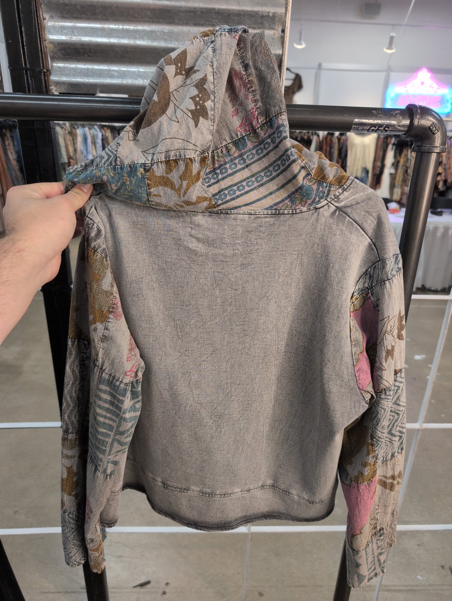 Pre Order POL SMQK26 Charcoal Hooded Top