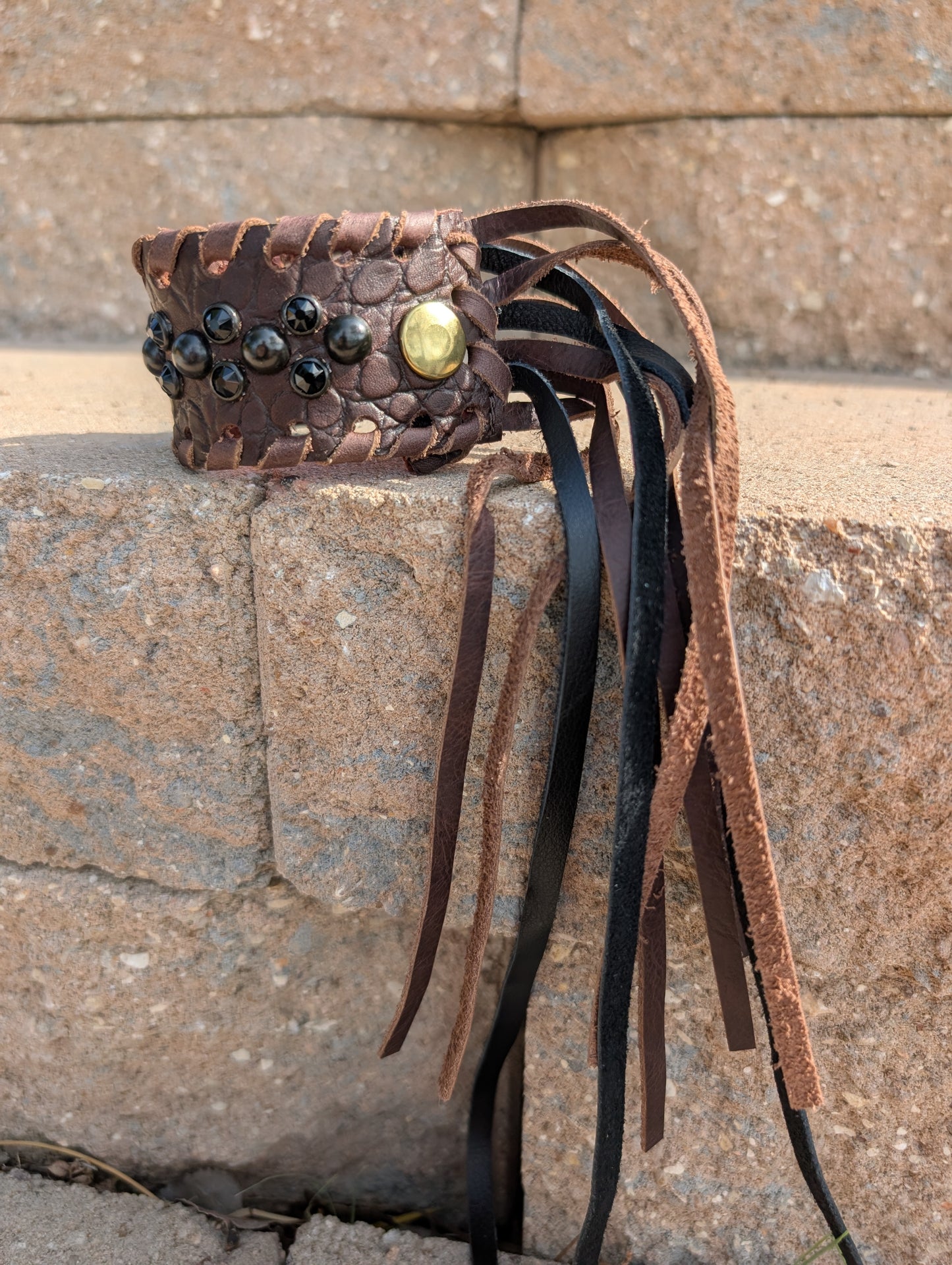 Kurtman Pre-Order — Leather Fringe Cuff