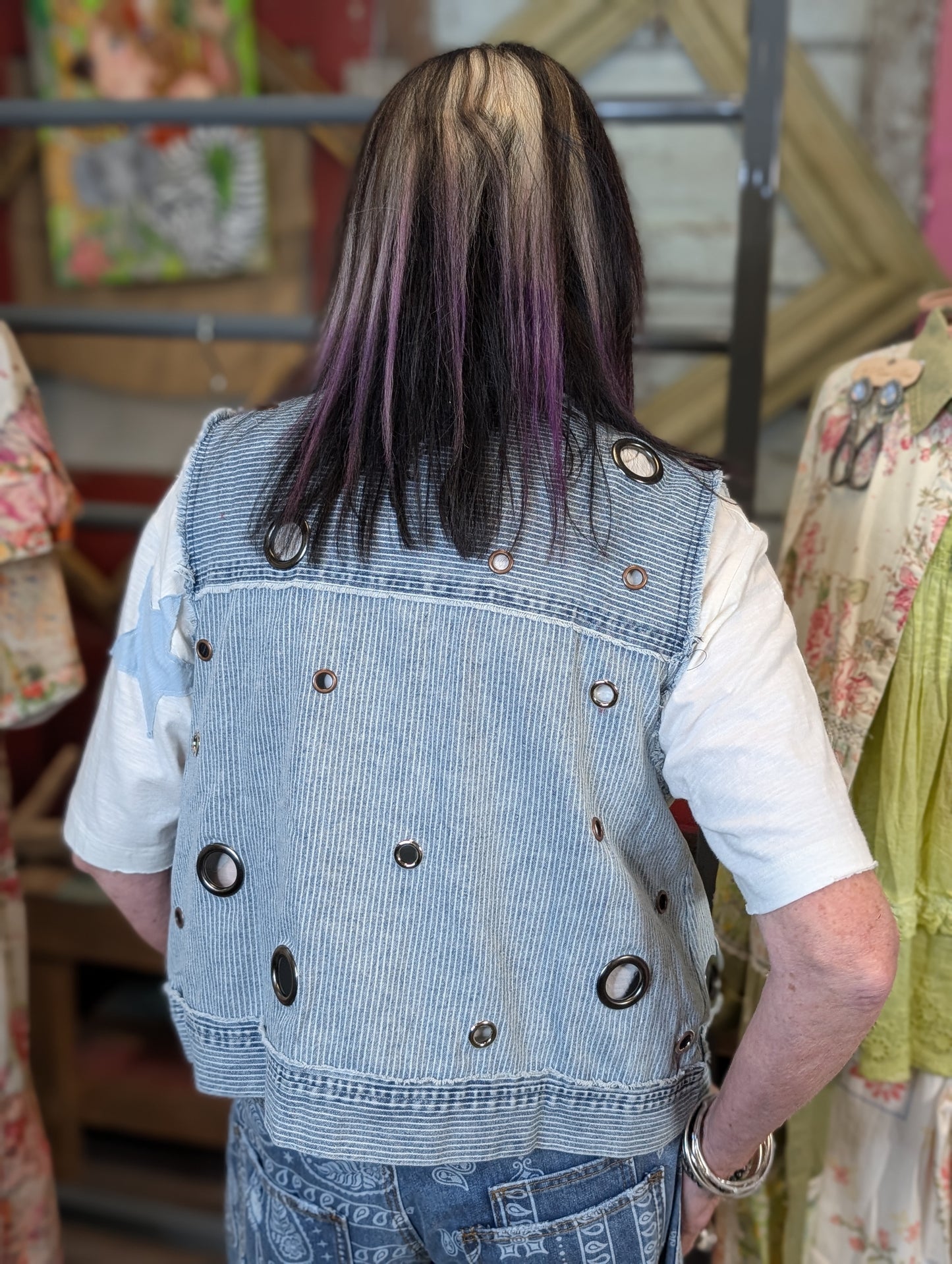 Oli and Hali Embellished Jean Jacket
