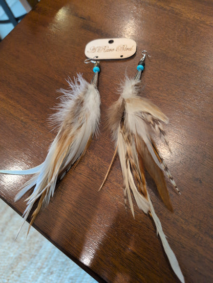 A Rare Bird Natural Feather Ears