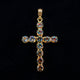 Small Gold Cross Pendant