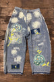 Jaded Gypsy Wildbloom Barrel Jeans