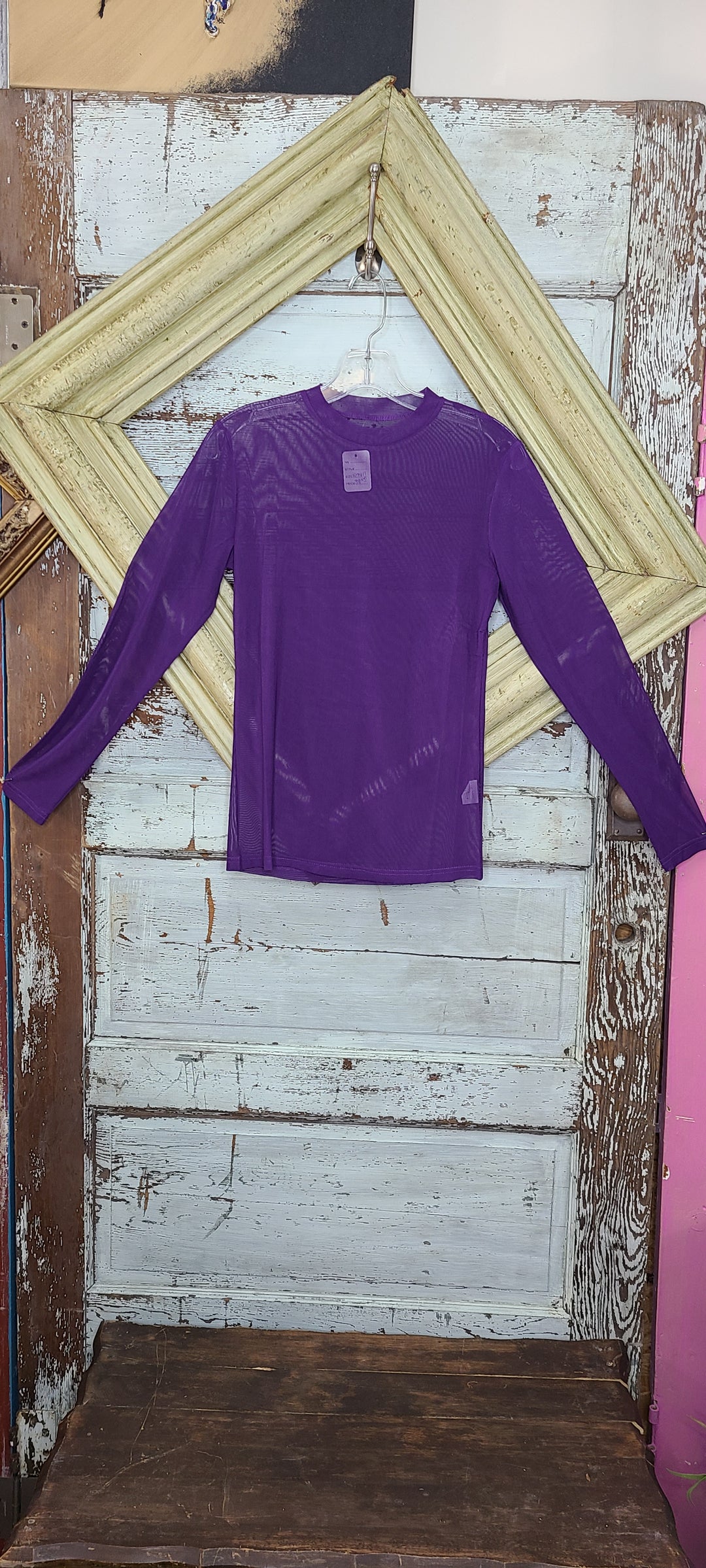 Sheer Long Sleeve Shirt