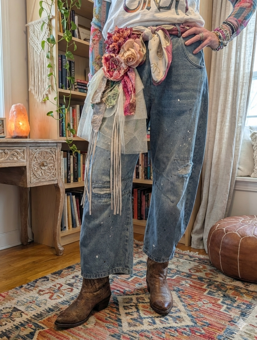 A rare Bird Garden Flower Necklace