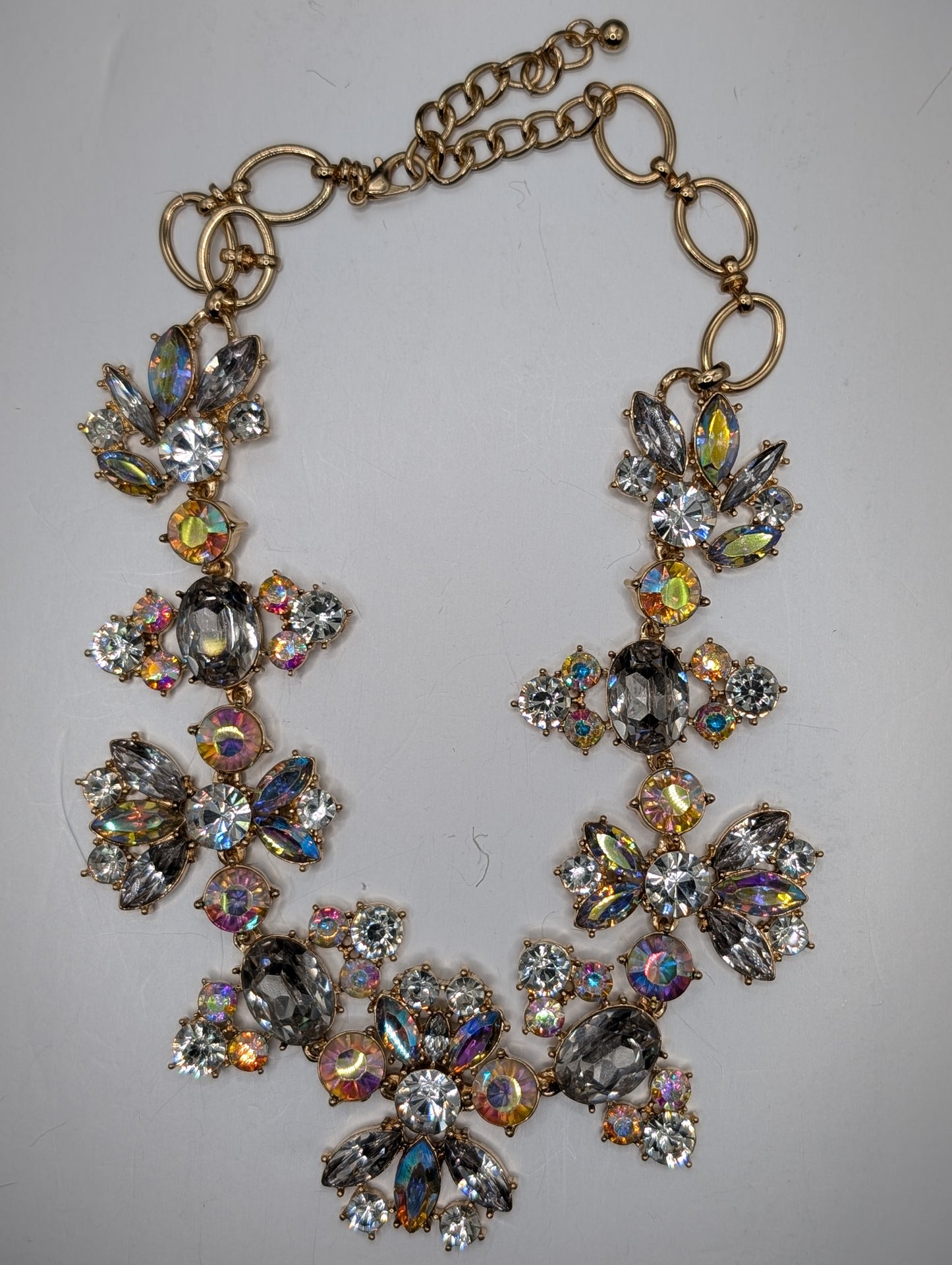 Alice Crystal Flower Necklace