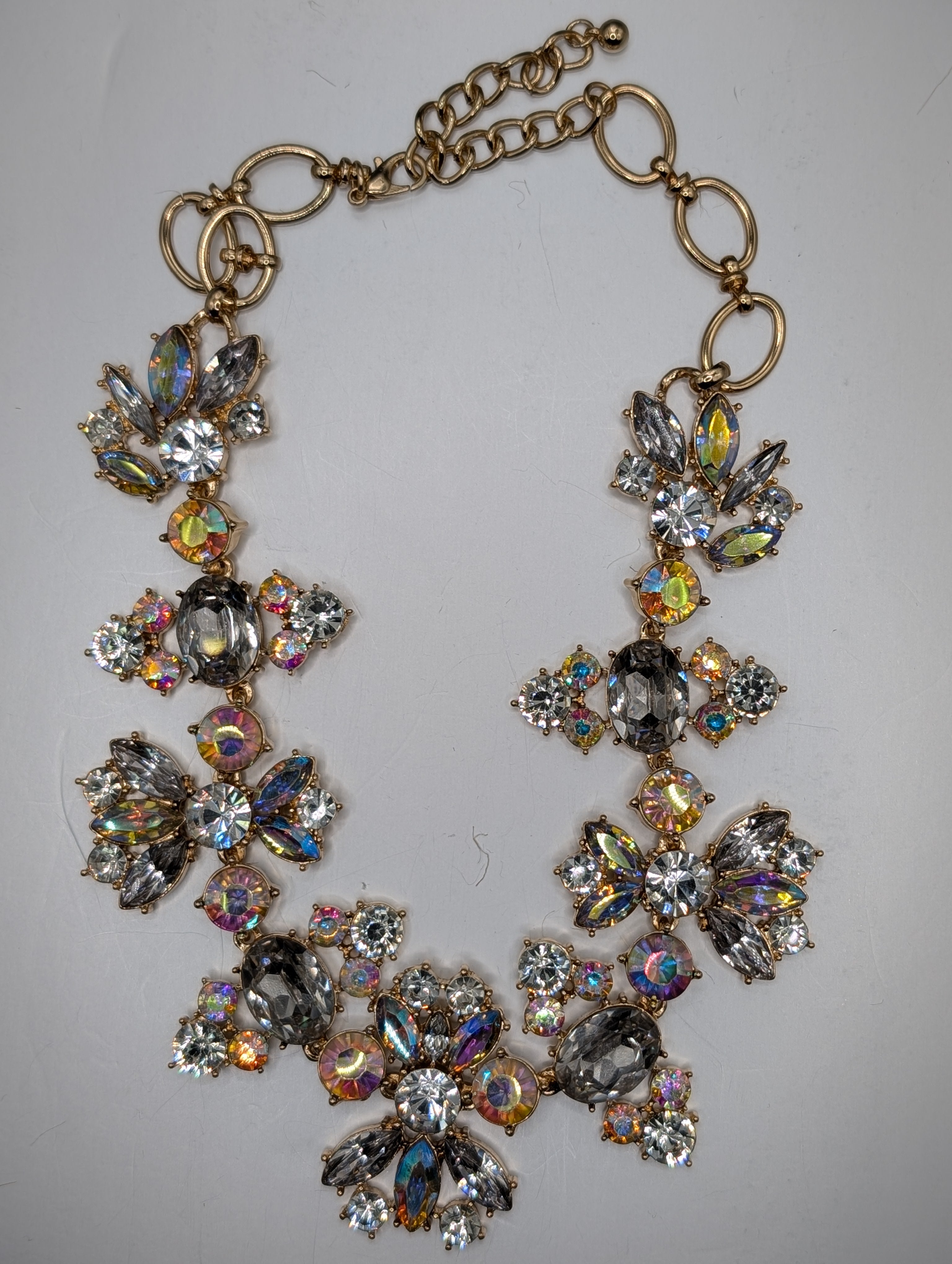 Alice Crystal Flower Necklace